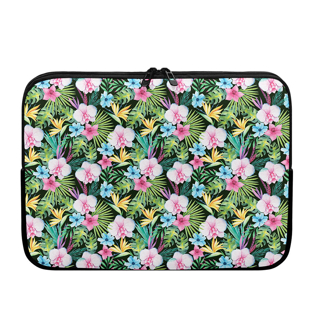 Vintage Tropical Jungle Hawaiian Print Laptop Sleeve