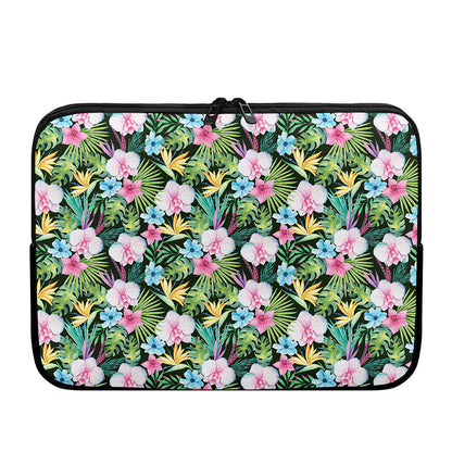Vintage Tropical Jungle Hawaiian Print Laptop Sleeve