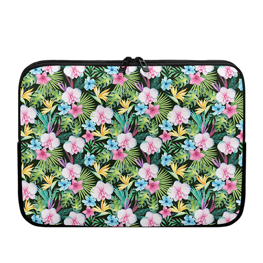 Vintage Tropical Jungle Hawaiian Print Laptop Sleeve