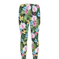 Vintage Tropical Jungle Hawaiian Print Men's Leggings