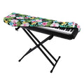 Vintage Tropical Jungle Hawaiian Print Piano Keyboard Cover