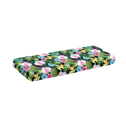 Vintage Tropical Jungle Hawaiian Print Piano Keyboard Cover