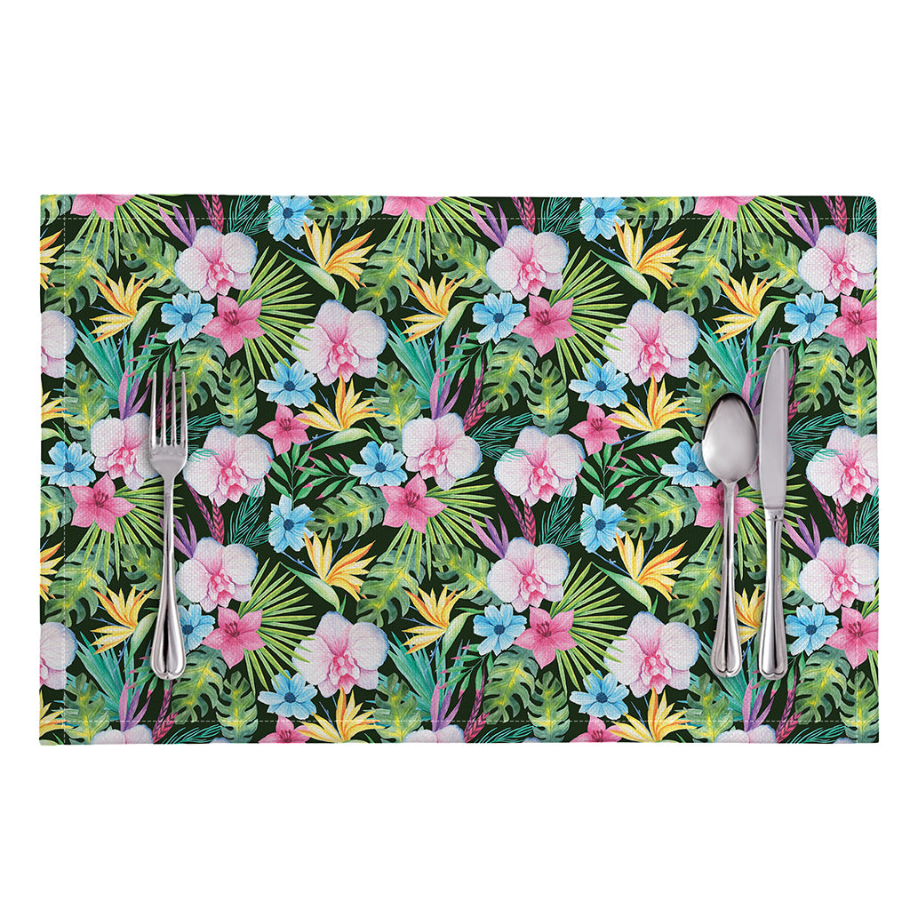 Vintage Tropical Jungle Hawaiian Print Placemat