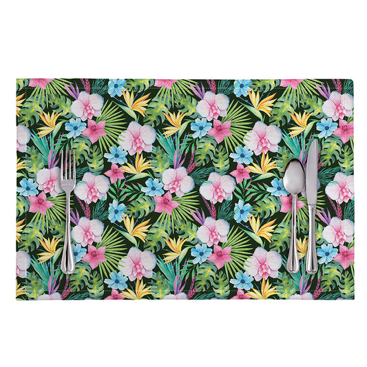 Vintage Tropical Jungle Hawaiian Print Placemat