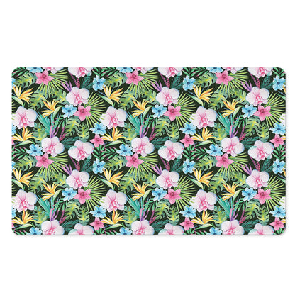 Vintage Tropical Jungle Hawaiian Print Polyester Doormat