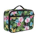 Vintage Tropical Jungle Hawaiian Print Portable Lunch Bag