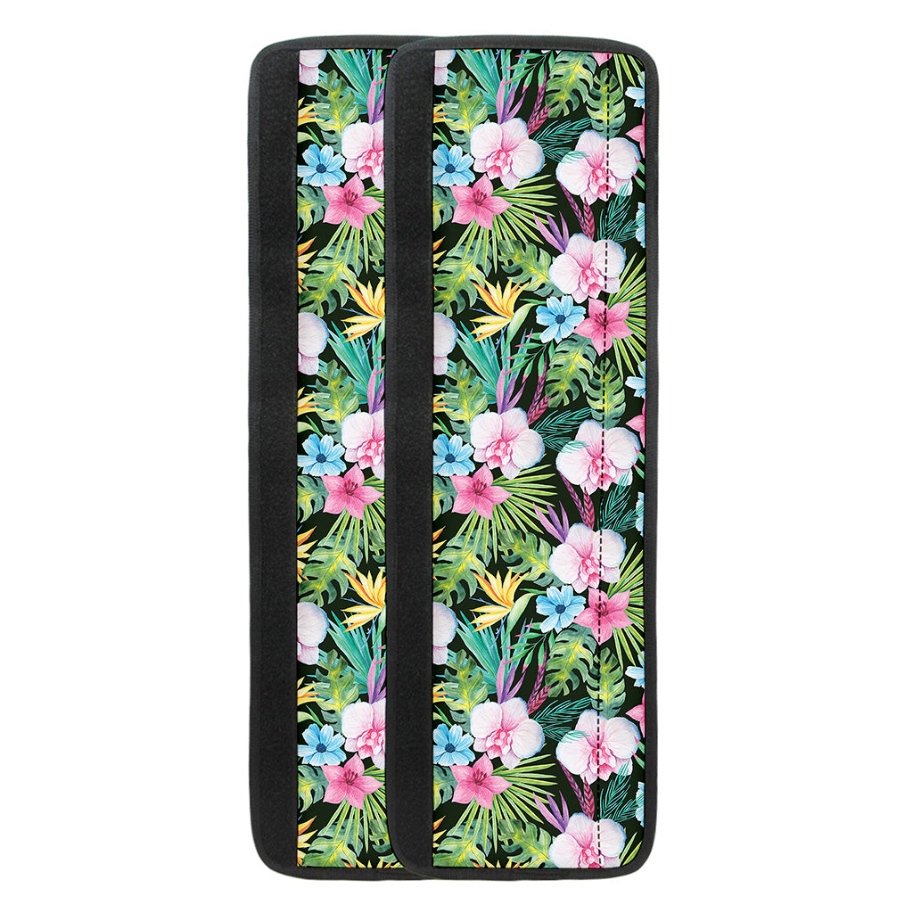 Vintage Tropical Jungle Hawaiian Print Refrigerator Handle Covers