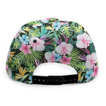 Vintage Tropical Jungle Hawaiian Print Snapback Cap