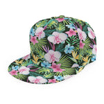 Vintage Tropical Jungle Hawaiian Print Snapback Cap