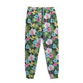 Vintage Tropical Jungle Hawaiian Print Sweatpants
