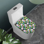 Vintage Tropical Jungle Hawaiian Print Toilet Lid Cover