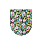 Vintage Tropical Jungle Hawaiian Print Toilet Lid Cover