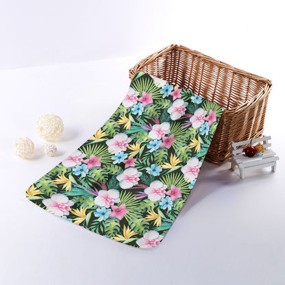 Vintage Tropical Jungle Hawaiian Print Towel