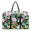 Vintage Tropical Jungle Hawaiian Print Utility Tote Bag