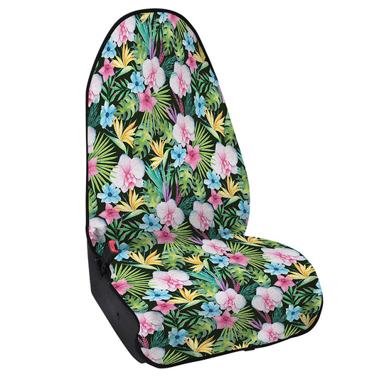 Vintage Tropical Jungle Hawaiian Print Waterproof Car Seat Cover