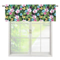 Vintage Tropical Jungle Hawaiian Print Window Valance