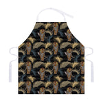 Vintage Tropical Tiger Pattern Print Adjustable Apron