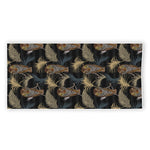 Vintage Tropical Tiger Pattern Print Beach Towel