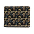 Vintage Tropical Tiger Pattern Print Bifold Wallet