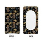 Vintage Tropical Tiger Pattern Print Changing Pad Cover