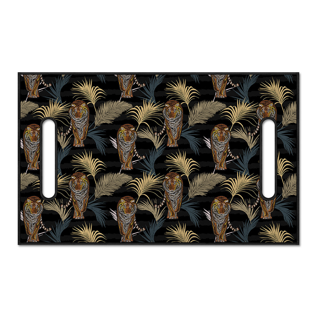 Vintage Tropical Tiger Pattern Print Golf Cart Seat Cover