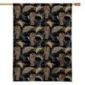 Vintage Tropical Tiger Pattern Print House Flag