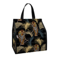 Vintage Tropical Tiger Pattern Print Insulated Lunch Tote