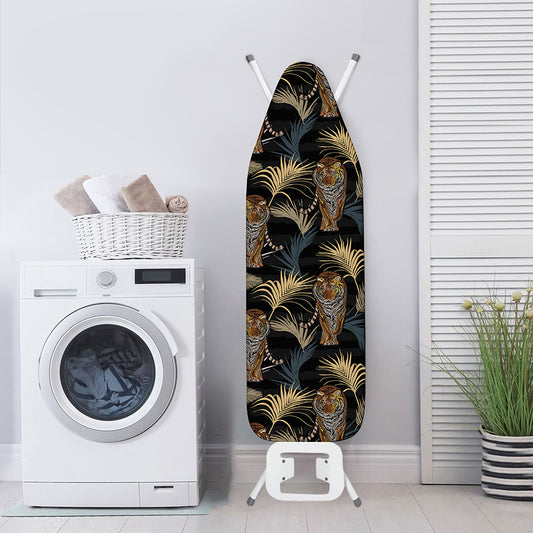 Vintage Tropical Tiger Pattern Print Ironing Board Cover