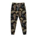Vintage Tropical Tiger Pattern Print Jogger Pants
