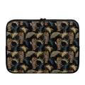 Vintage Tropical Tiger Pattern Print Laptop Sleeve