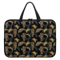 Vintage Tropical Tiger Pattern Print Laptop Sleeve With Handle