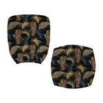 Vintage Tropical Tiger Pattern Print Office Chair Cover