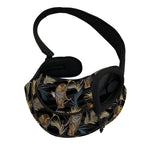 Vintage Tropical Tiger Pattern Print Pet Sling Carrier