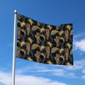 Vintage Tropical Tiger Pattern Print Polyester Flag