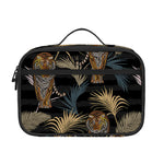 Vintage Tropical Tiger Pattern Print Portable Lunch Bag