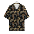 Vintage Tropical Tiger Pattern Print Rayon Hawaiian Shirt
