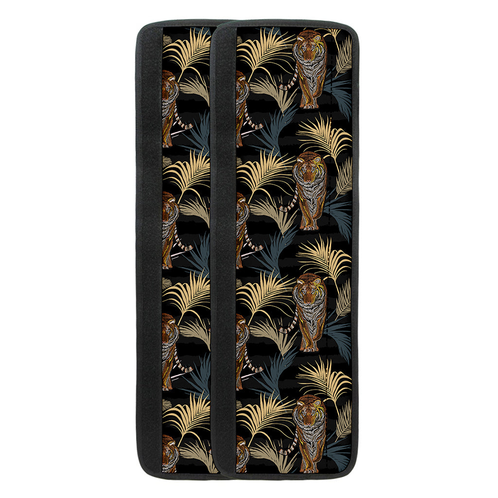 Vintage Tropical Tiger Pattern Print Refrigerator Handle Covers
