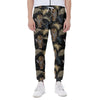 Vintage Tropical Tiger Pattern Print Scuba Joggers