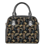 Vintage Tropical Tiger Pattern Print Shoulder Handbag