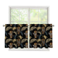 Vintage Tropical Tiger Pattern Print Tier Curtains