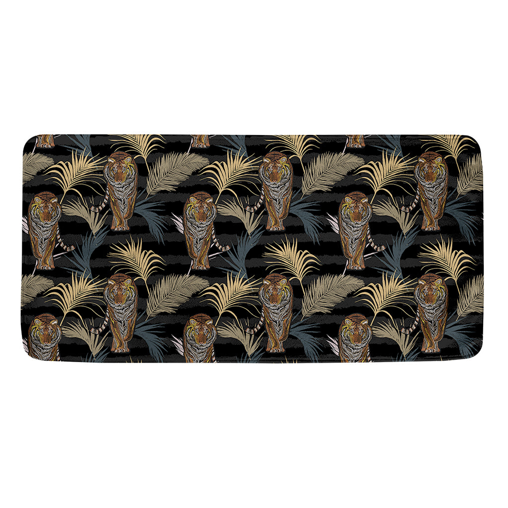 Vintage Tropical Tiger Pattern Print Towel