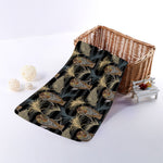 Vintage Tropical Tiger Pattern Print Towel