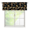 Vintage Tropical Tiger Pattern Print Window Valance