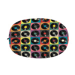 Vintage Vinyl Records Pattern Print Car Side Mirror Covers