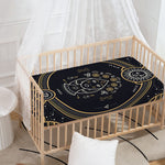 Vintage Virgo Zodiac Sign Print Baby Crib Sheet