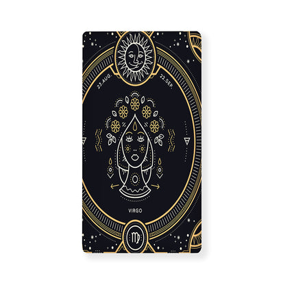 Vintage Virgo Zodiac Sign Print Baby Crib Sheet