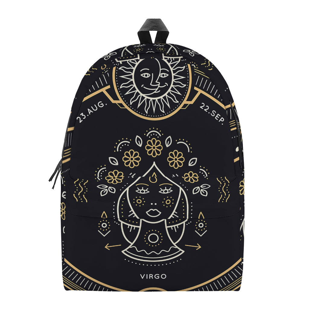 Vintage Virgo Zodiac Sign Print Backpack