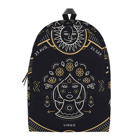 Vintage Virgo Zodiac Sign Print Backpack