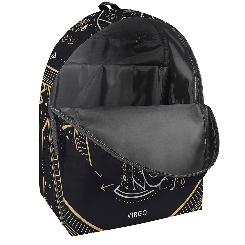 Vintage Virgo Zodiac Sign Print Backpack