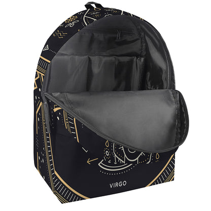 Vintage Virgo Zodiac Sign Print Backpack